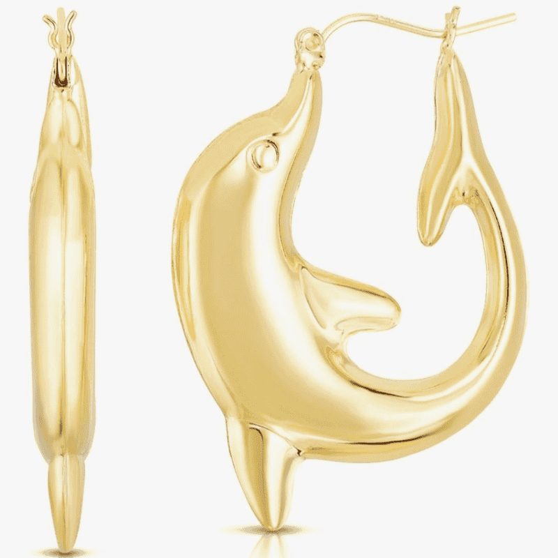 Gold earrings 03